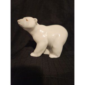 Vintage Lladro Daisa Polar Bear Porcelain Figurine Hand Made in Spain